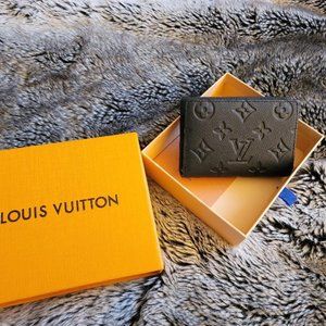 Louis Vuitton Clea Wallet Black Empreinte